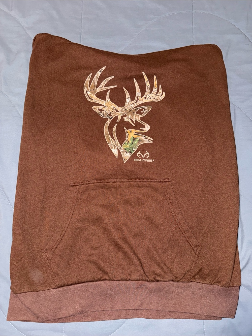 Realtree Brown Camo Buck Pullover Hoodie
